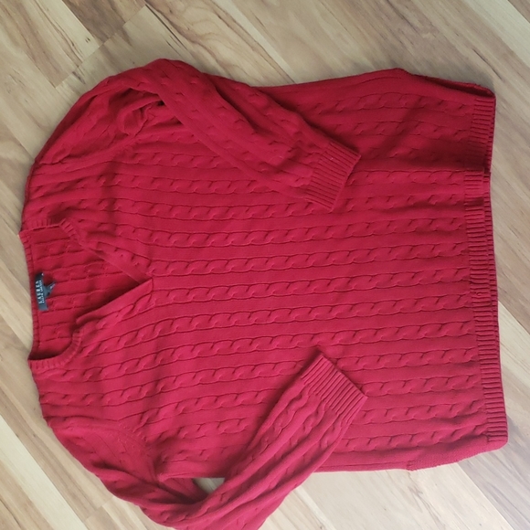 Lauren Ralph Lauren Sweaters - Lauren Ralph Lauren split neck cable knit sweater